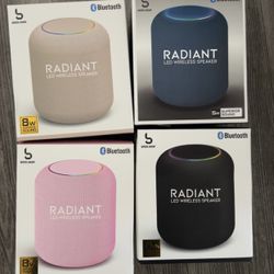 BASS JAXX Radiant LED Wireless Bluetooth Speaker