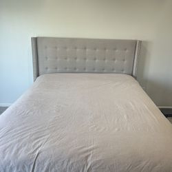 Queen Upholstery Bed For Only $65