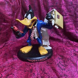 Vintage Daffy Duck “Workaholic” Figure Disney