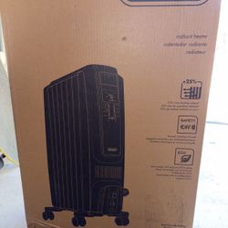 Delonghi Full Room, Digital Radiant Electric Oil Heater With Tos