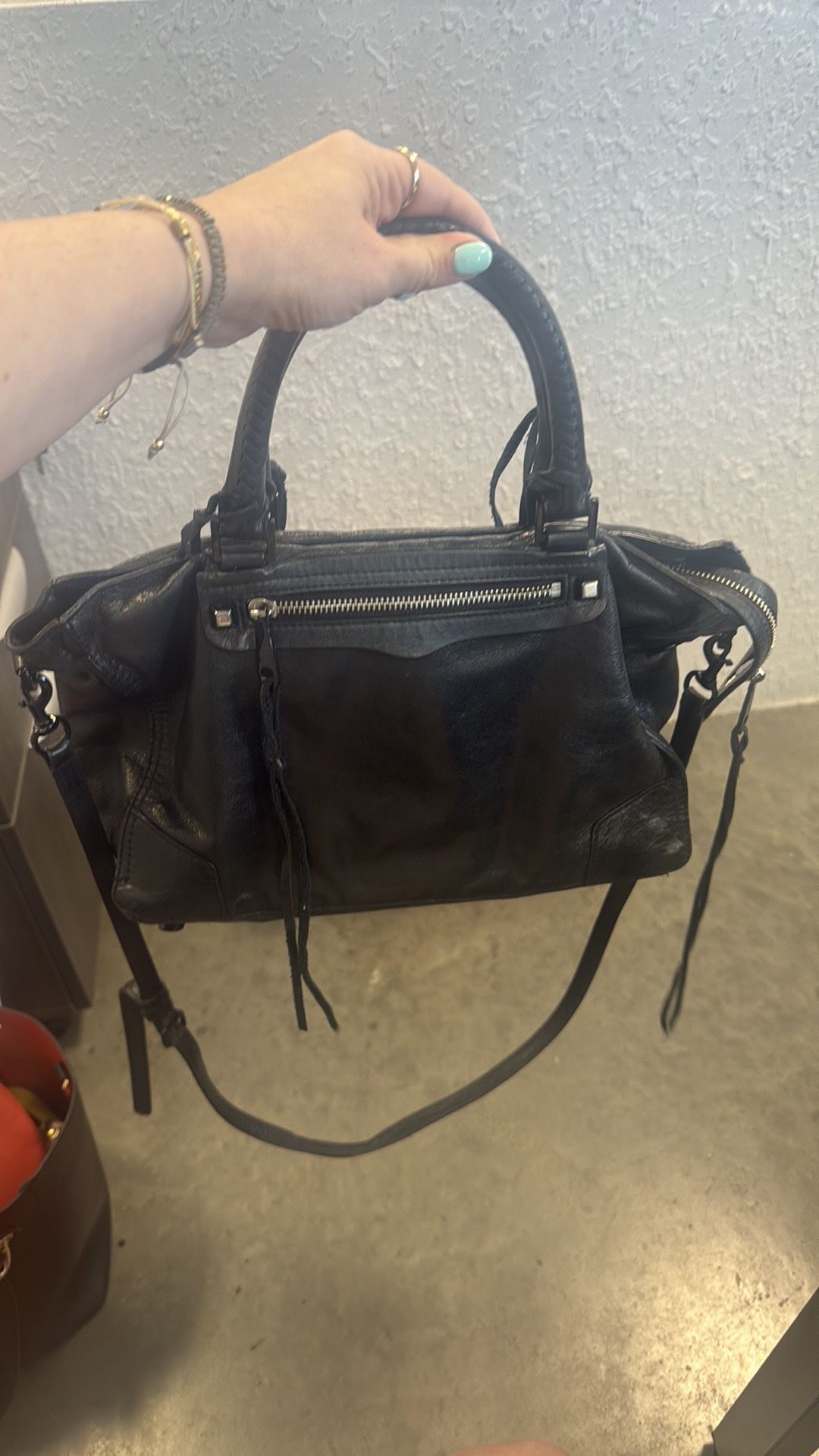 Rebecca Minkoff Black Regan Satchel