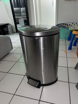 Stainless Steel Trash Can 