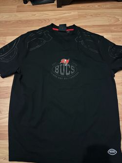 BOSS Tampa Bay Buccaneers NFL Football Black Short Sleeve Shirt "BUCS" *New*