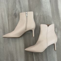 Aquatalia Ankle Boots Pink Nude