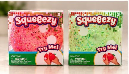 NEW SQUEEZY Glitter Dice