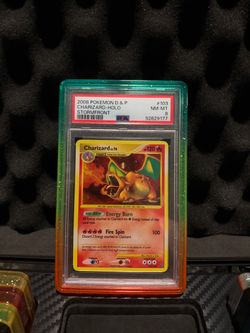 PSA 8 Stormfront Charizard Holo *MOUTH SWIRL*
