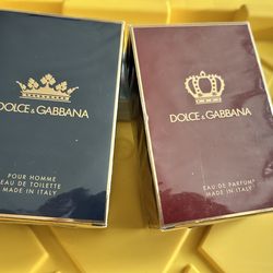 DOLCE & GABBANA … MEN AND WOMEN $60.00 EACH