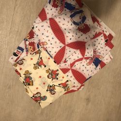 Vintage Raggedy Ann And Andy Fabric