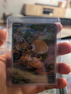 Pokemon- scraggy illustration rare