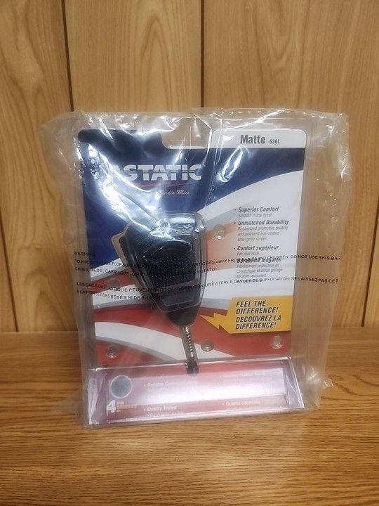ASTATIC 636L MATTE FINISH 4 Pin CB Ham Radio Microphone (Sealed)