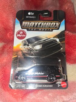 Matchbox The Movie Jiffy Lube 2018 Dodge Durango Black 1:64 Diecast
