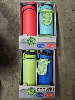 Manna stainless steel water bottle 2pk