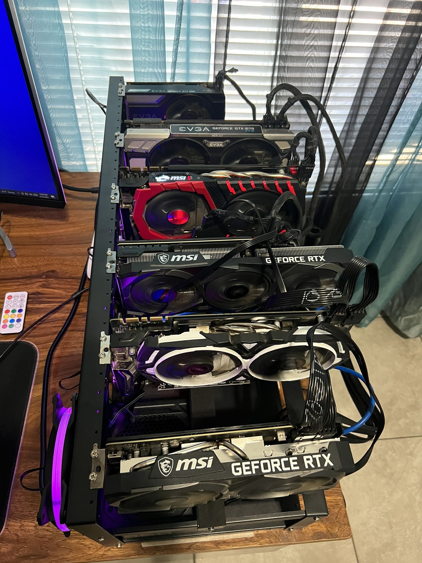 240 Mh/s Bitcoin Mining Rig