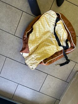 Dog bed with leash coat