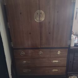 Antique Wooden Armoire