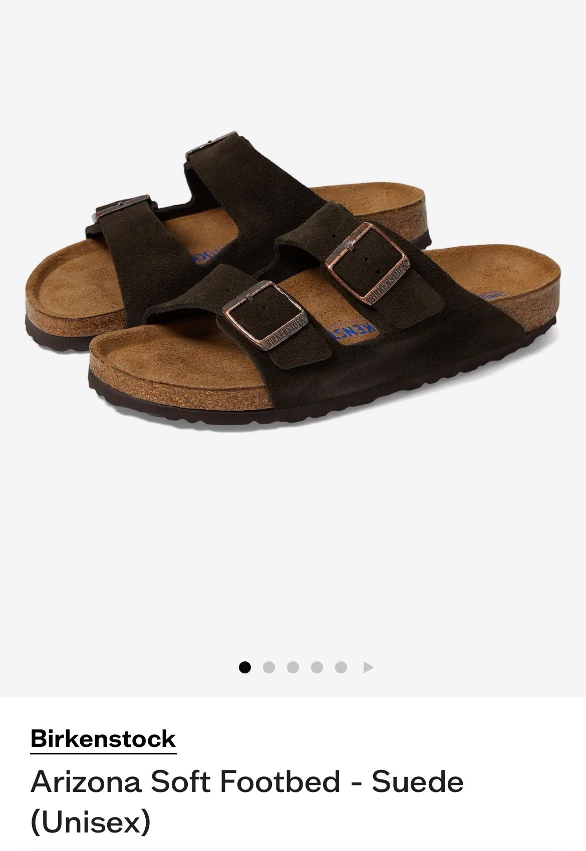 Birkenstocks SIZE 39 Arizona Soft Footbed SUEDE