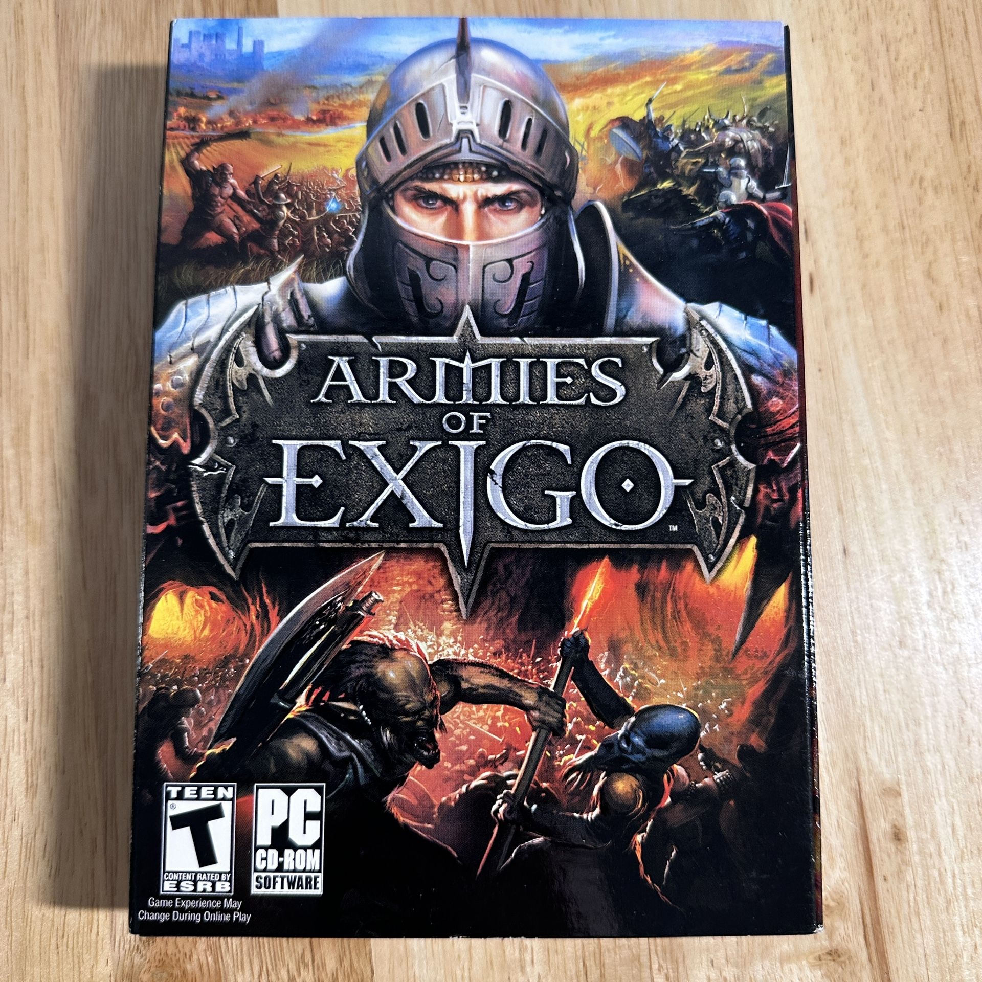 NEW SEALED Armies of Exigo PC NIB Box CD-ROM 2004 Electronic Arts Black Hole