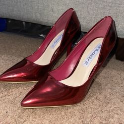 RED HIGH HEELS (BRAND NEW)