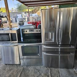 All 4  Stainless Appliances 