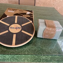 Balance Board /yoga Blocks Set