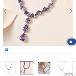 AAA Rose De France Amethyst Necklace - new!