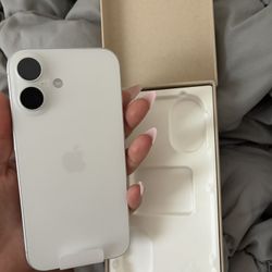 Brand New White iPhone 16 