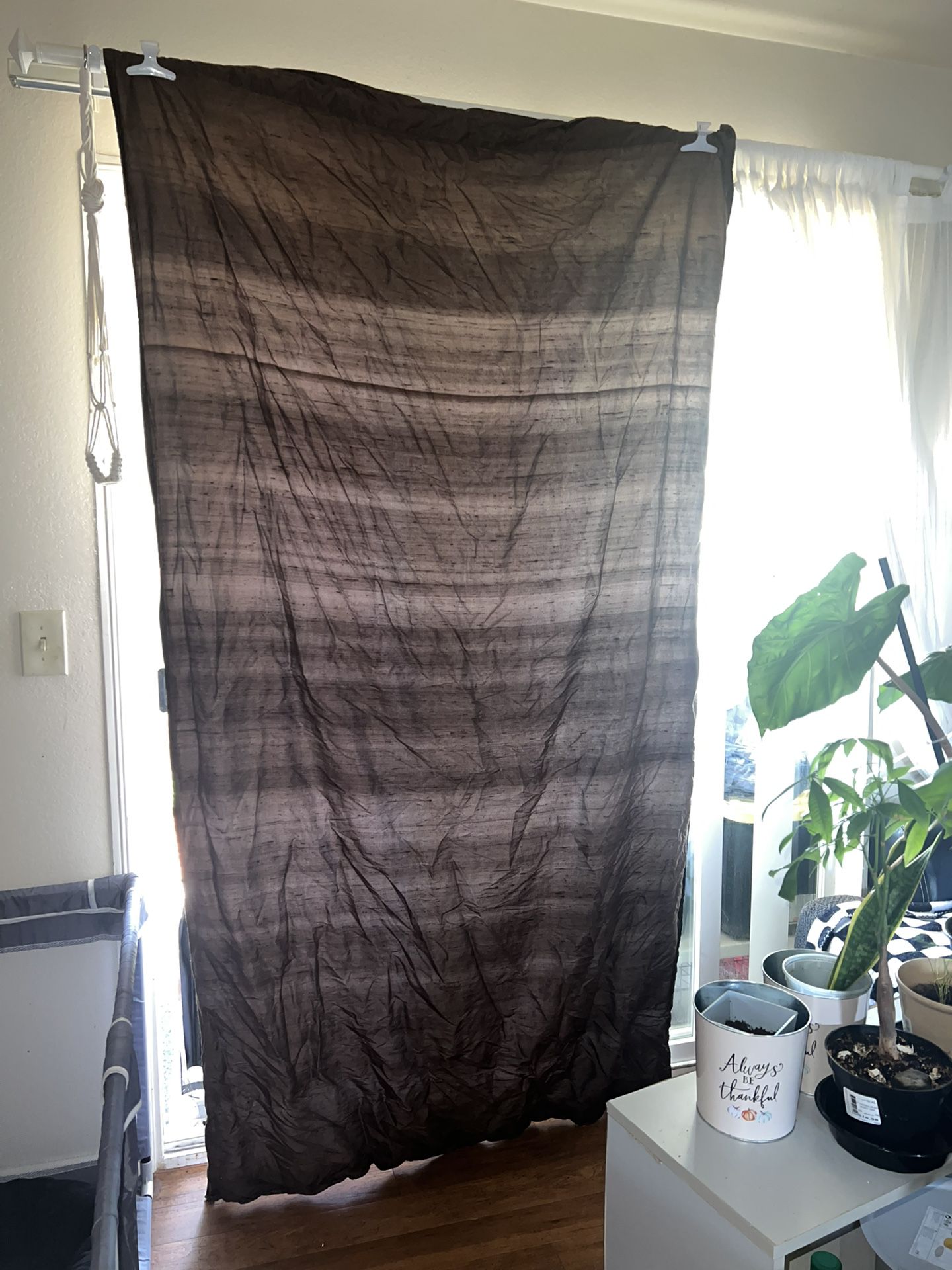 Free. Brown Blackout Curtains 