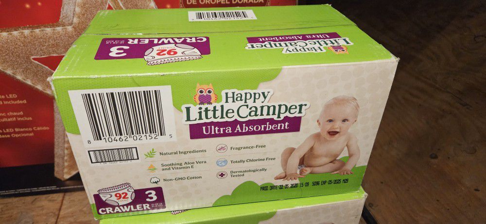 Happy Little Campers Diapers Size 3 Count 92