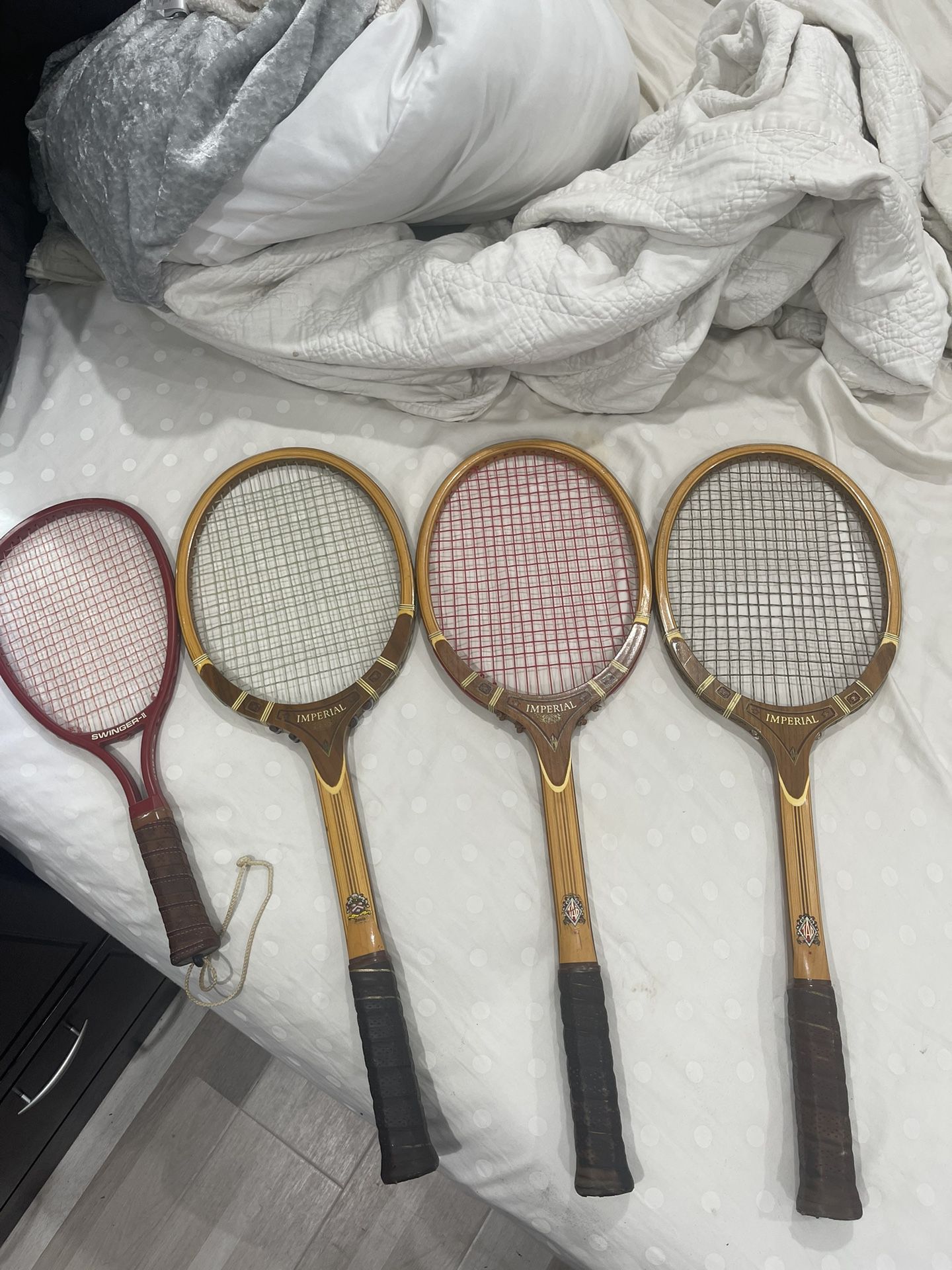 Davis, Billie Jean Tennis, Prince Triple X P5 Tennis Rackets 