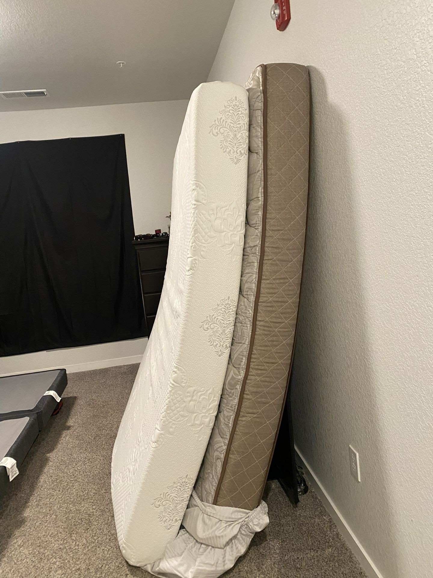 King Size Mattress And Memory Foam Set