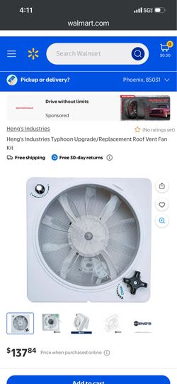 Rv mobile home sealing fan