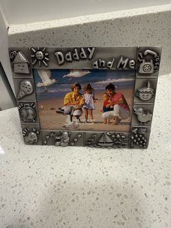 Father picture frames-2 count -4 by 6 and 5 by 3.5
