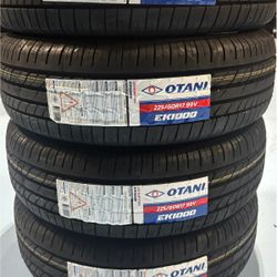 (4) - 225/60/17 Otani EK1000 All Season Tires