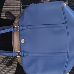 Blue Coach Leather Purse
