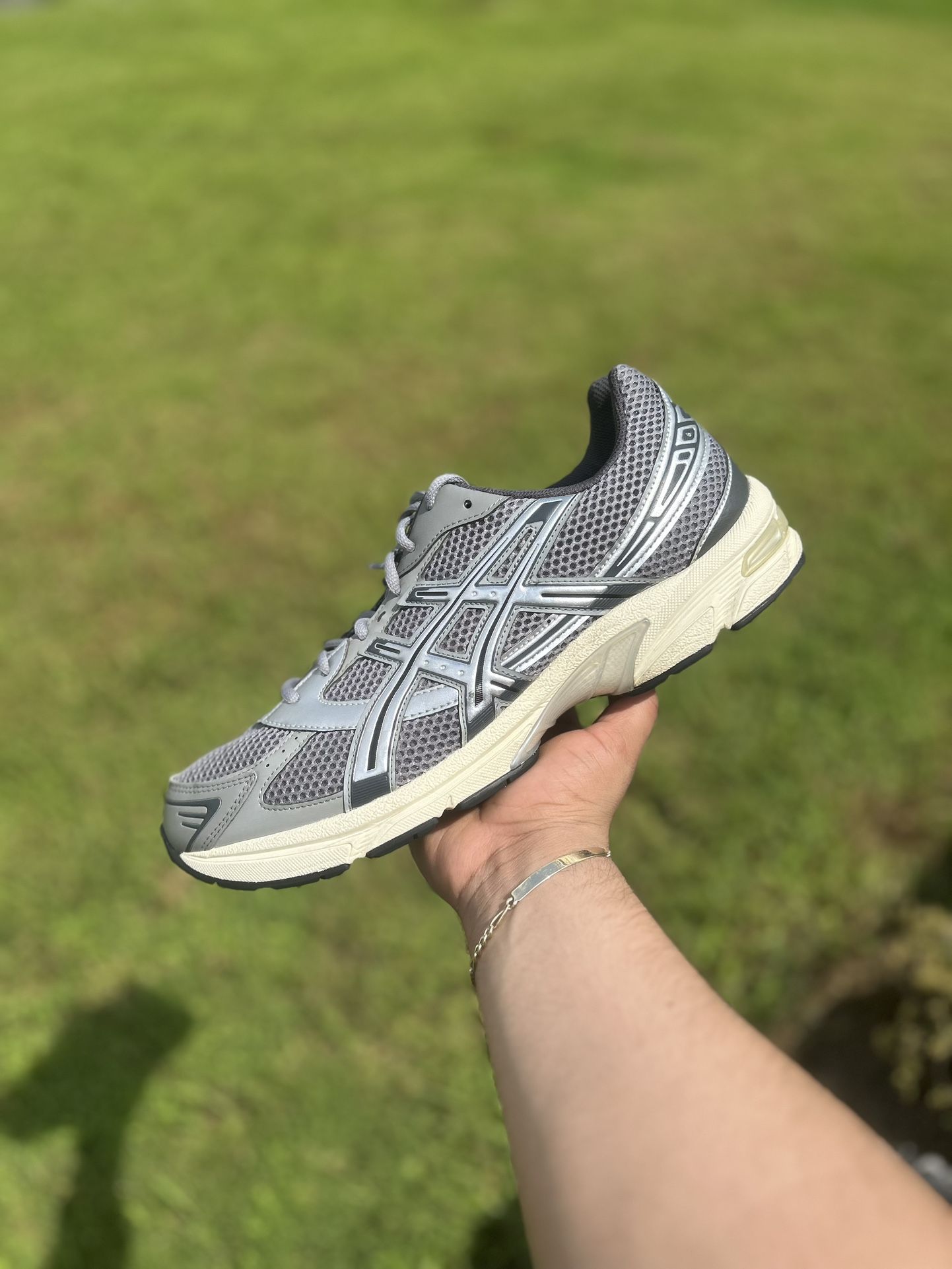 Asics Gel-1130 Clay Grey Pure Silver Sz 13