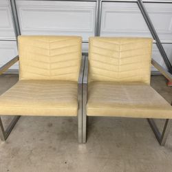 Pair Of Room And Board Chairs Great Condition