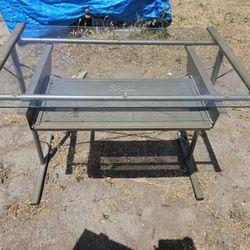 Metal Desk With Glass Top