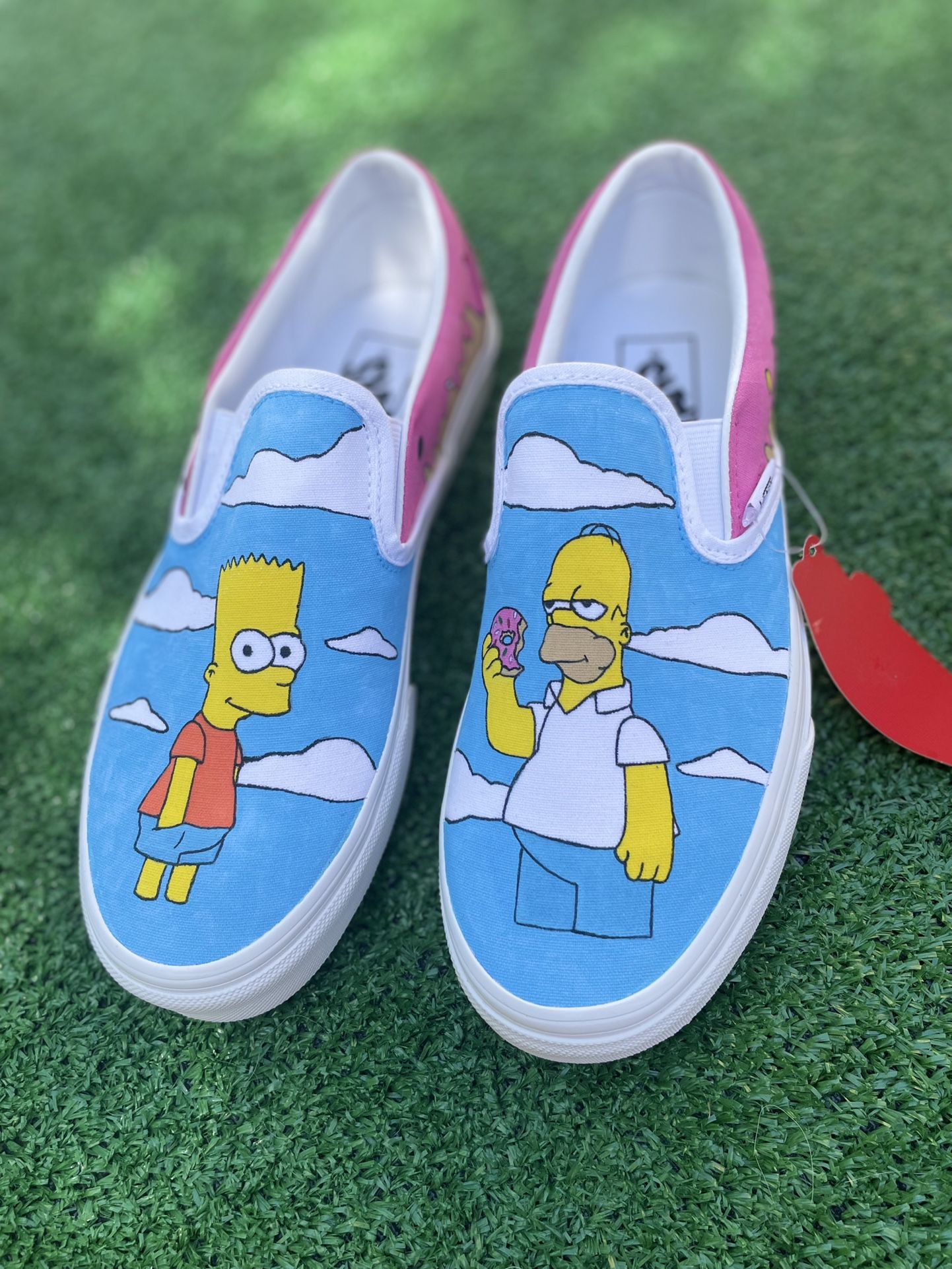Custom simpsons vans sale
