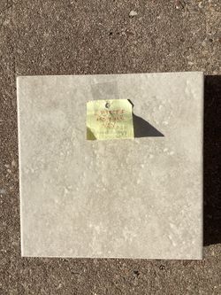 6 Pieces Porcelain Tiles.  (NEW)Dimensions are; 11-1/2”X11-1/2”
