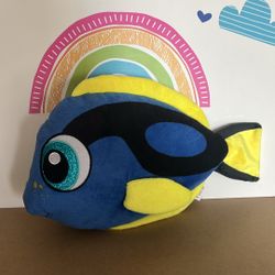 BLUE FISH PLUSH - 12!INCH -  BY FIESTA