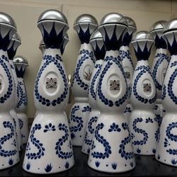 Clase Azul empty Tequila Hand Painted Bottles 