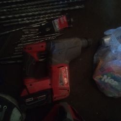 Cordless Milwaukee Rotohammer And Bits 