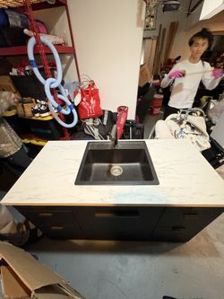 Marble sink