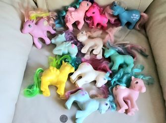 Vintage G1 My Little Pony Lot of 12 Hasbro 1980s 1990s Collectible Toys
