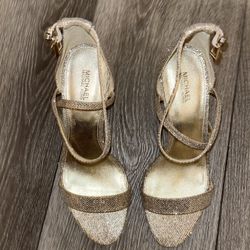 Glitter Gold Michael Kors Heels 