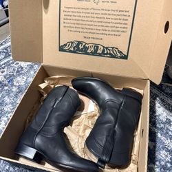 Tecovas The Earl Roper Boot Midnight Black Size 10 