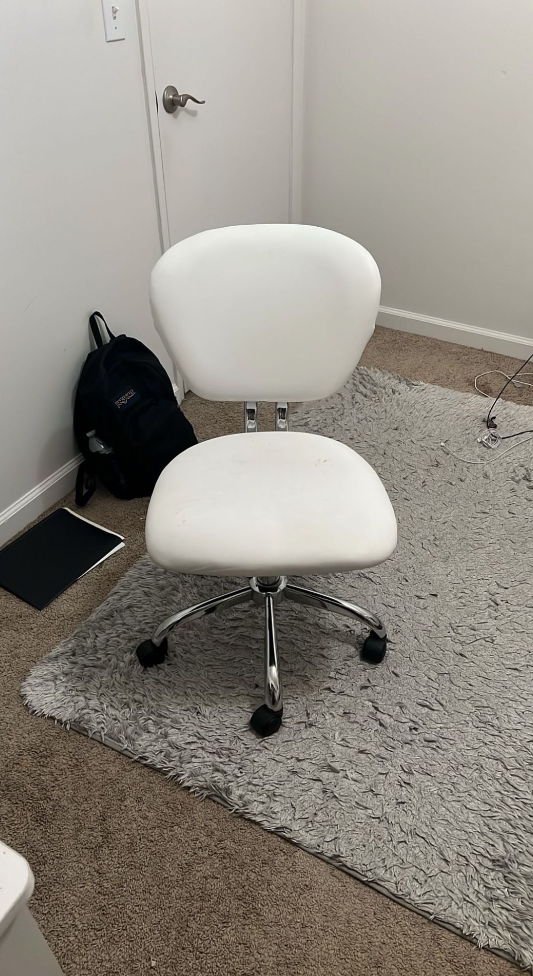 white office chair