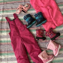 Overoles Para La Nieve - Snow Bibs For Girls