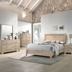 Bedroom Set/4 Pcs//Financing Available 