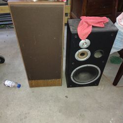 Two 12nch Tower Speakers